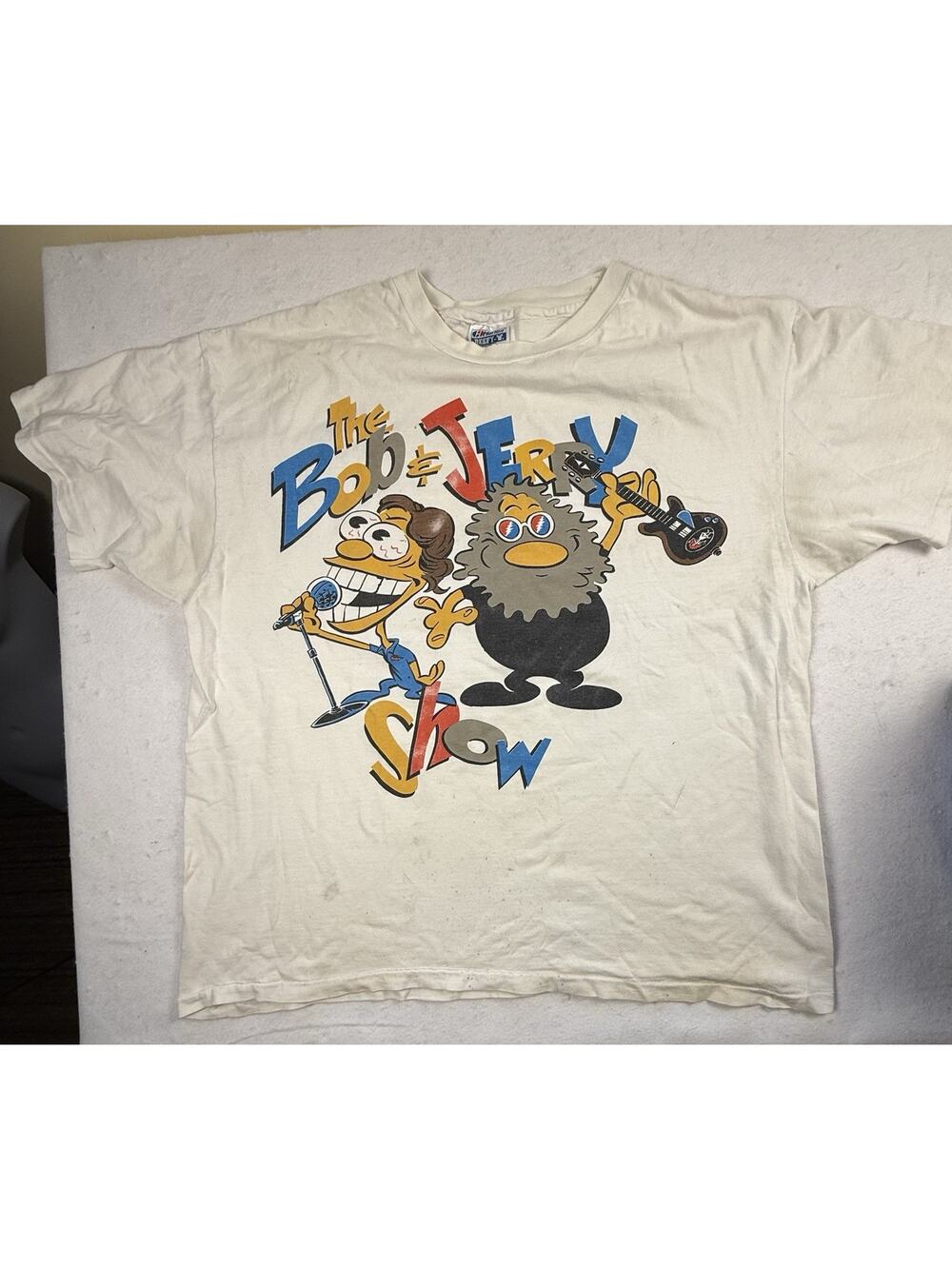 Vtg Grateful Dead Bob & Jerry tshirt 1992 XL happy happy tour tour Concert